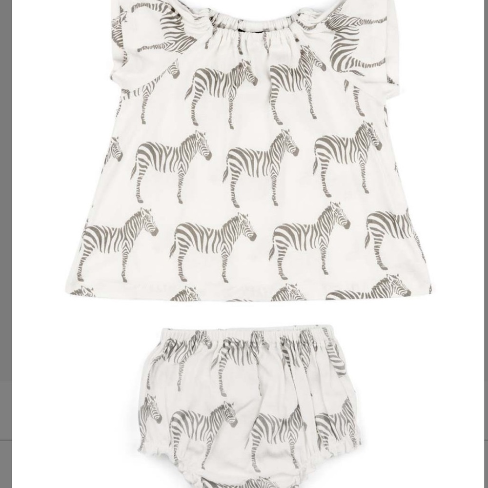 Milkbarn organic cotton matching set